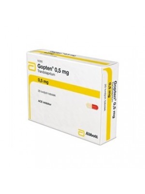 GOPTEN 0.5 mg. 20 capsules