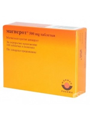 MAGNEROT table. 500 mg. 100 table