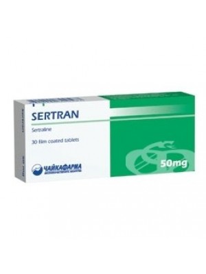 SERTRAN 50 mg. 30 tablets