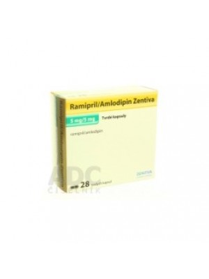 Ramipril Amlodipin 5 mg/5 mg 28 capsules