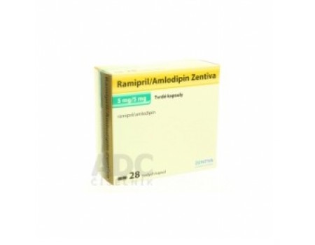 Ramipril Amlodipin 5 mg/5 mg 28 capsules