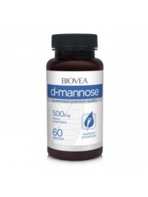 D-mannose 500 mg. 60 capsules