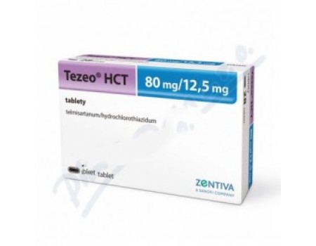 Tezeo HCT 80 mg. / 12.5 mg. 30 tablets