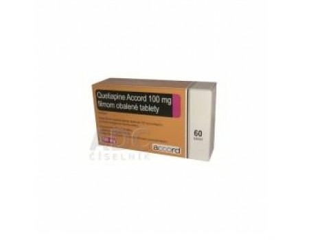 Quetiapine Accord 50 mg. 60 tablets