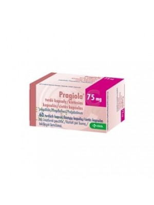 PRAGIOLA 75 mg. 14 capsules