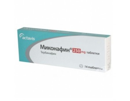 Myconafine . 250 mg. 14 tablets