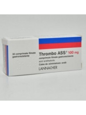 Thrombo ASS 100 mg. 30 tablets