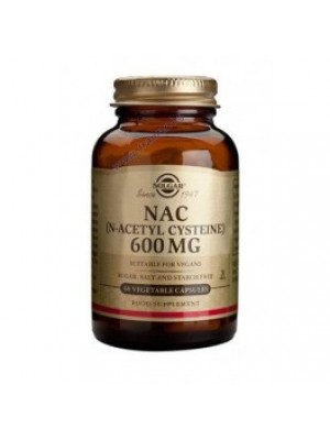 N - ACETYL CYSTEINE 600 mg. 60 capsules