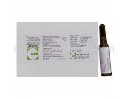 Atarax 100 mg. 2 ml. 6 ampoules