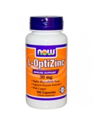 L-OptiZinc 30mg. 30 capsules
