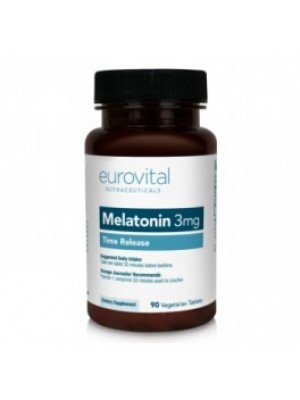 EUROVITAL MELATONIN 3mg. 90 tablets