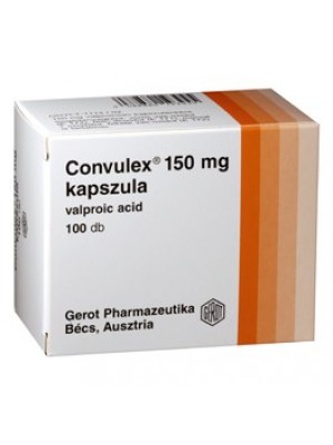 CONVULEX 150 mg. 100 capsules