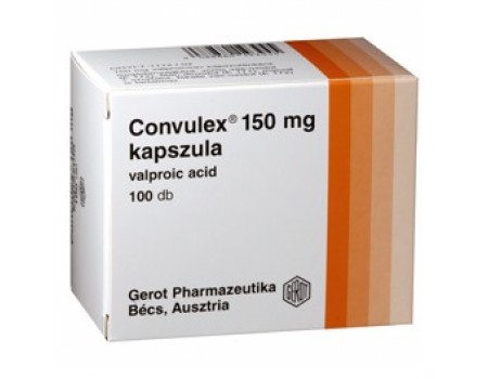 CONVULEX 150 mg. 100 capsules