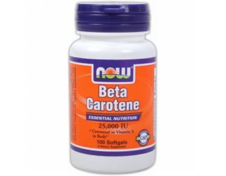 Beta Carotene 25,000 IU 100 capsules