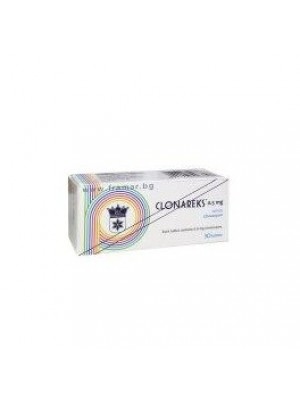 CLONAREKS 0.5 mg. 30 tablets