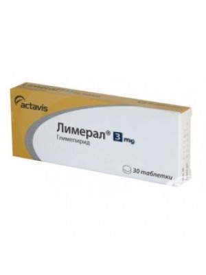 LIMERAL 3 mg. 30 tablets