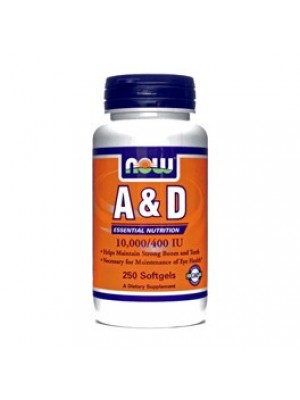 VITAMIN A + D 10000/400 IU. 100 softgels