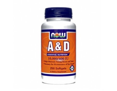 VITAMIN A + D 10000/400 IU. 100 softgels