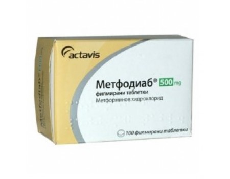 METFODIAB 500 mg. 90 tablets