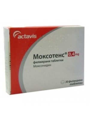 MOXOTENS 0.4 mg. 30 tablets