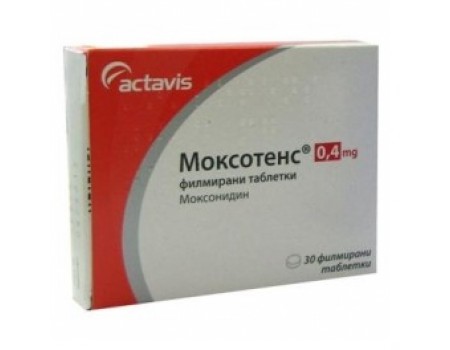 MOXOTENS 0.4 mg. 30 tablets