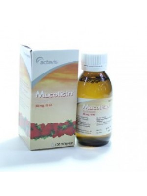 MUCOLISIN syrup 30 mg. / 5 ml. 100 ml.