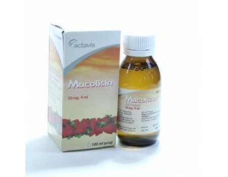 MUCOLISIN syrup 30 mg. / 5 ml. 100 ml.