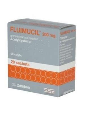 FLUIMUCIL 200 mg. 20 sachets