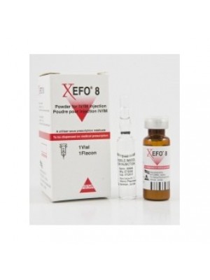 XEFO vial 8 mg. 2 ml. with solvent