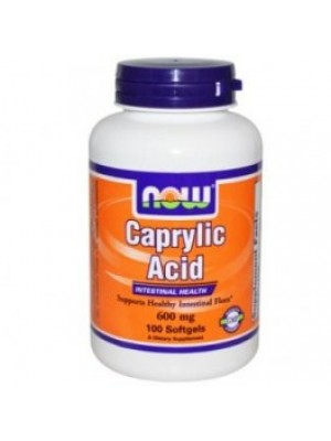 Caprylic acid 600 mg. 100 tablets