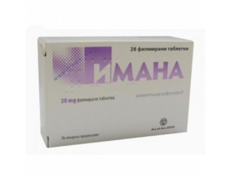 YMANA 20 mg. 28 tablets