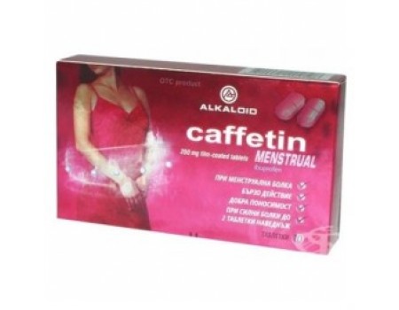 CAFFETIN MENSTRUAL 200 mg. 10 tablets