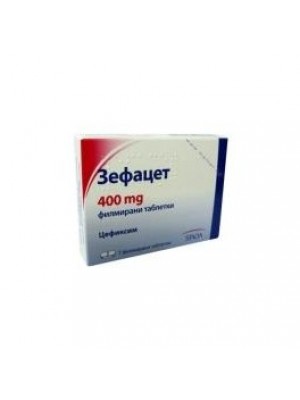 ZEFACET 400 mg. 5 tablets