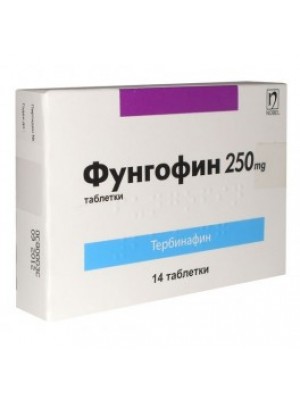 FUNGOFIN table. 250 mg. 14 table