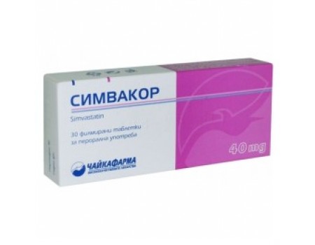 SIMVAKOR table. 40 mg. 30 tablets