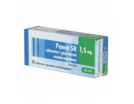 Ravel SR 1.5 mg. 30 tablets