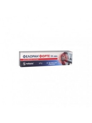 Feloran Forte 5% gel 40 g.