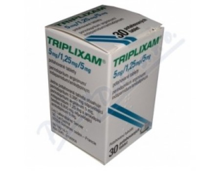 TRIPLIXAM 5 mg. / 10 mg. 30 tablets
