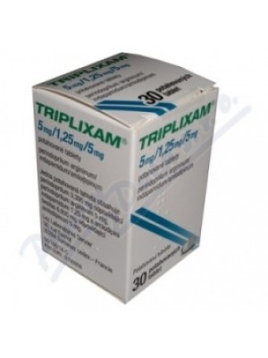 TRIPLIXAM 5 mg. / 5 mg. 30 tablets