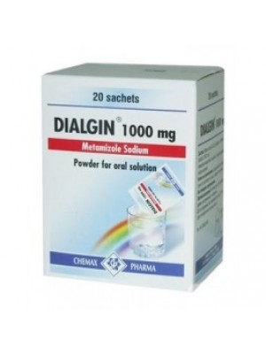 DIALGIN 1000 mg. 20 sachets