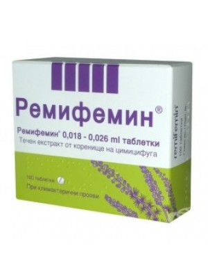 REMIFEMIN table. 100 tablets