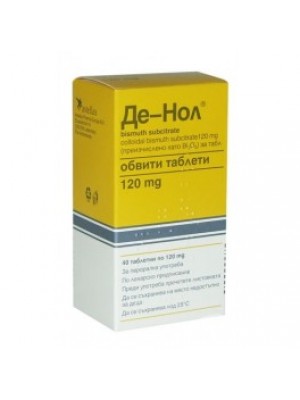 DE-NOL. 120 mg.40 tablets