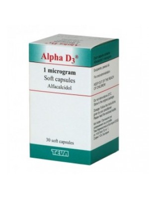ALPHA D3 caps. 1 mcg. 30 capsules