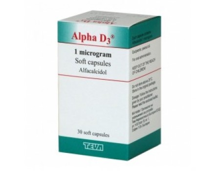 ALPHA D3 caps. 1 mcg. 30 capsules