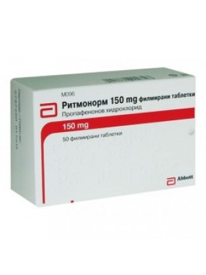 RITMONORM table. 150 mg. 50 tablets