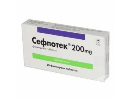 SEFPOTEK 200 mg tablets