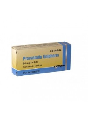 Pravastatin tab . 20 mg. 30 table