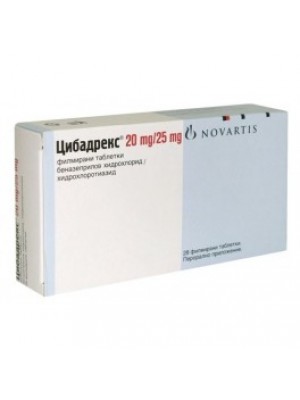 TSIBADREKS table. 20 mg. / 25 mg. 28 tablets