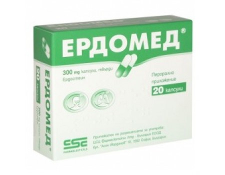ERDOMED caps. 300 mg. 20 capsules
