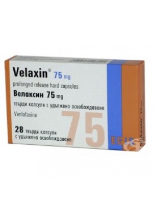 VELAXIN table. 75mg. 28 tablets